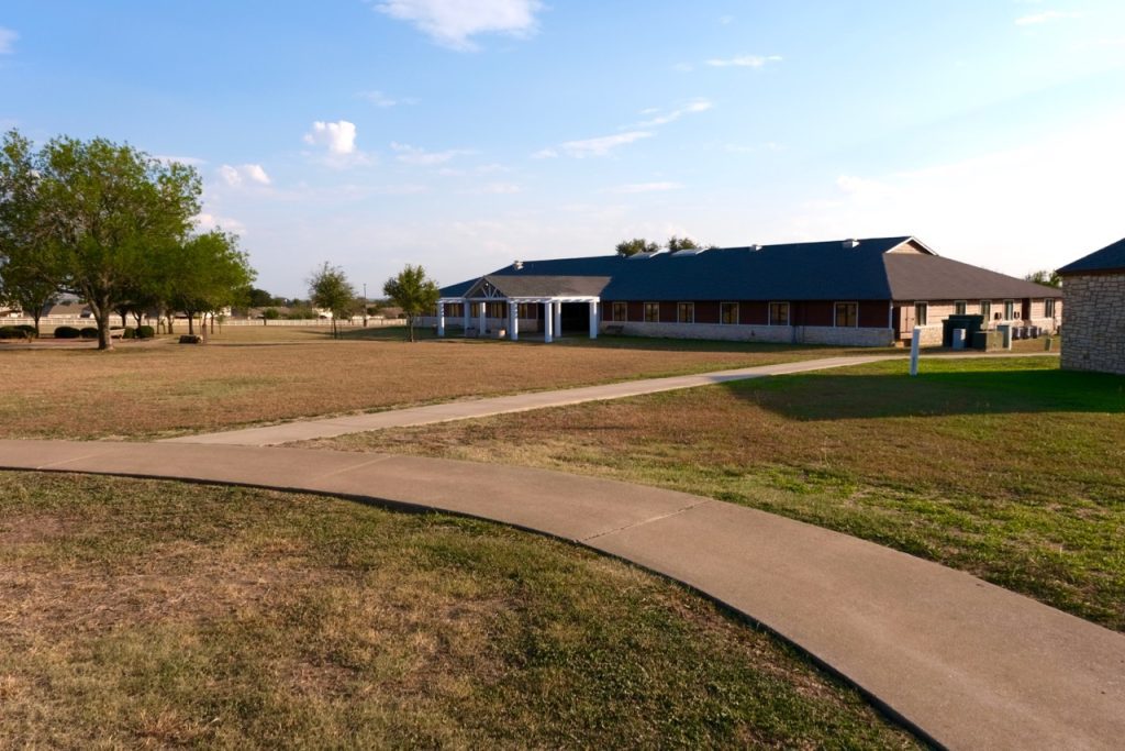 DSCF0744 Meridell Achievement Center exterior entrance